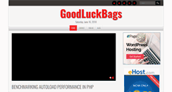 Desktop Screenshot of goodluckbags.com